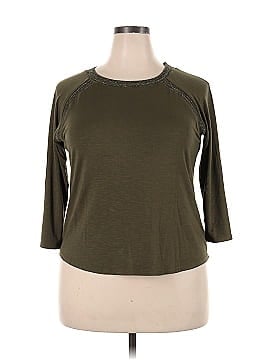 Rose + Olive Long Sleeve Top (view 1)