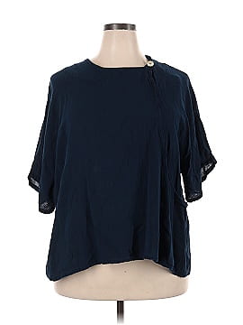 Oh My Gauze! Short Sleeve Blouse (view 1)