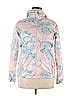 C9 By Champion 100% Polyester Acid Wash Print Graphic Tropical Paint Splatter Print Tie-dye Pink Jacket Size 14 - 16 - photo 1