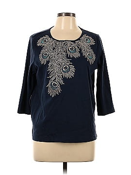 Alfred Dunner 3/4 Sleeve T-Shirt (view 1)