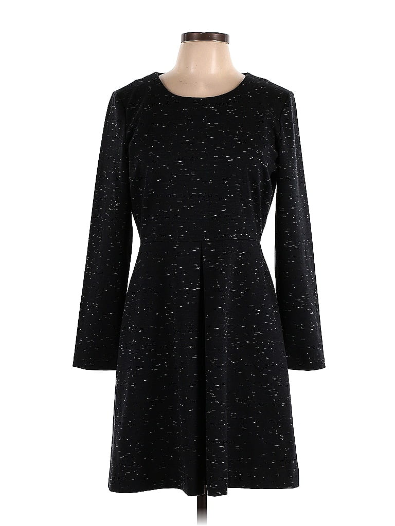 Madewell Jacquard Marled Tweed Stars Black Cocktail Dress Size 12 - photo 1