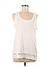 Lord & Taylor Ivory Tank Top Size M - photo 1