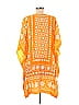 Trina Turk 100% Polyester Orange Casual Dress Size Med - Lg - photo 2