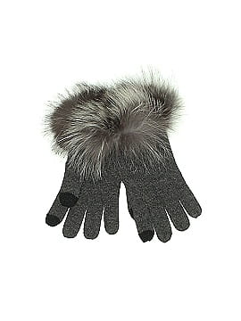 Sofia Cashmere  and Fox Fur Gloves (view 1)