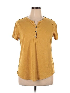 Coldwater Creek Short Sleeve Henley (view 1)