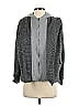 One By Chapter One Houndstooth Marled Checkered-gingham Grid Plaid Chevron-herringbone Gray Jacket Size S - photo 1