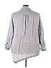 Christian Siriano New York 100% Linen Gray Long Sleeve Blouse Size 3X (Plus) - photo 2