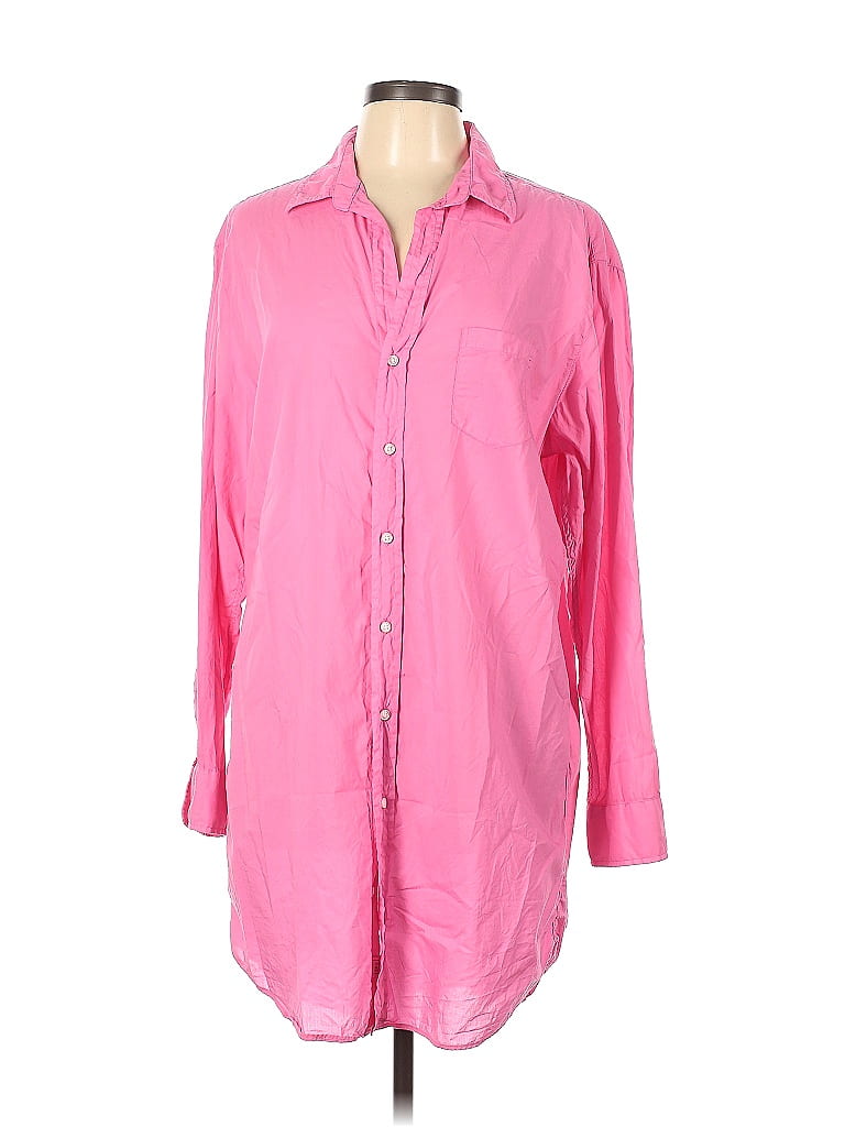 Frank & Eileen 100% Cotton Pink Casual Dress Size L - photo 1