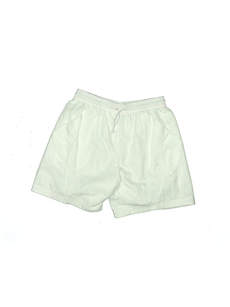 Adidas 100% Nylon Solid Green Ivory Athletic Shorts Size M - photo 1