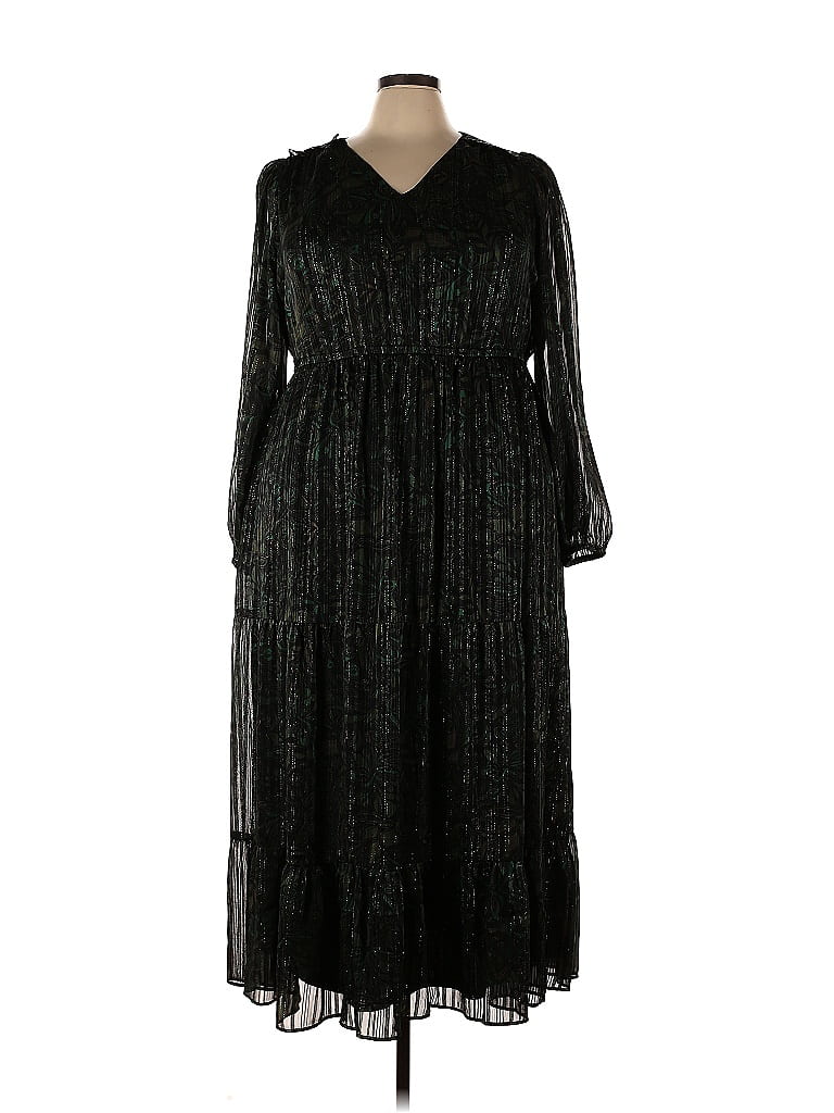 Lane Bryant Black Casual Dress Size 22 - 24 Plus (Plus) - photo 1