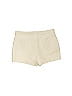 Cupcakes & Cashmere 100% Leather Solid Ivory Leather Shorts Size 6 - photo 2