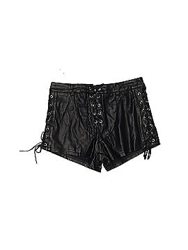 SEEK The Label Faux Leather Shorts (view 1)