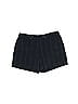 Daisy Fuentes Grid Plaid Chevron-herringbone Stripes Blue Shorts Size 10 - photo 1