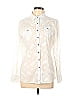 Ariat Jacquard Damask Paisley Brocade Ivory Long Sleeve Blouse Size L - photo 1