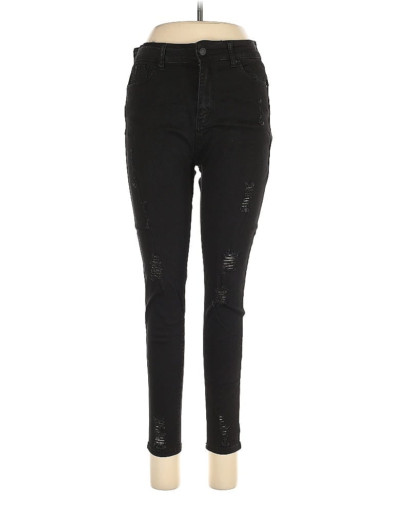 Wax Jean Black Jeggings Size 13 - photo 1