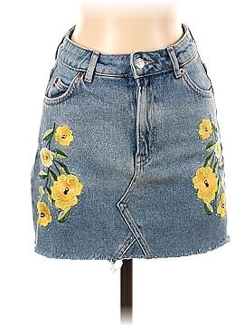 Topshop Denim Skirt (view 1)