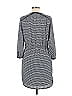 Banana Republic Houndstooth Checkered-gingham Grid Tweed Gray Casual Dress Size 6 - photo 2