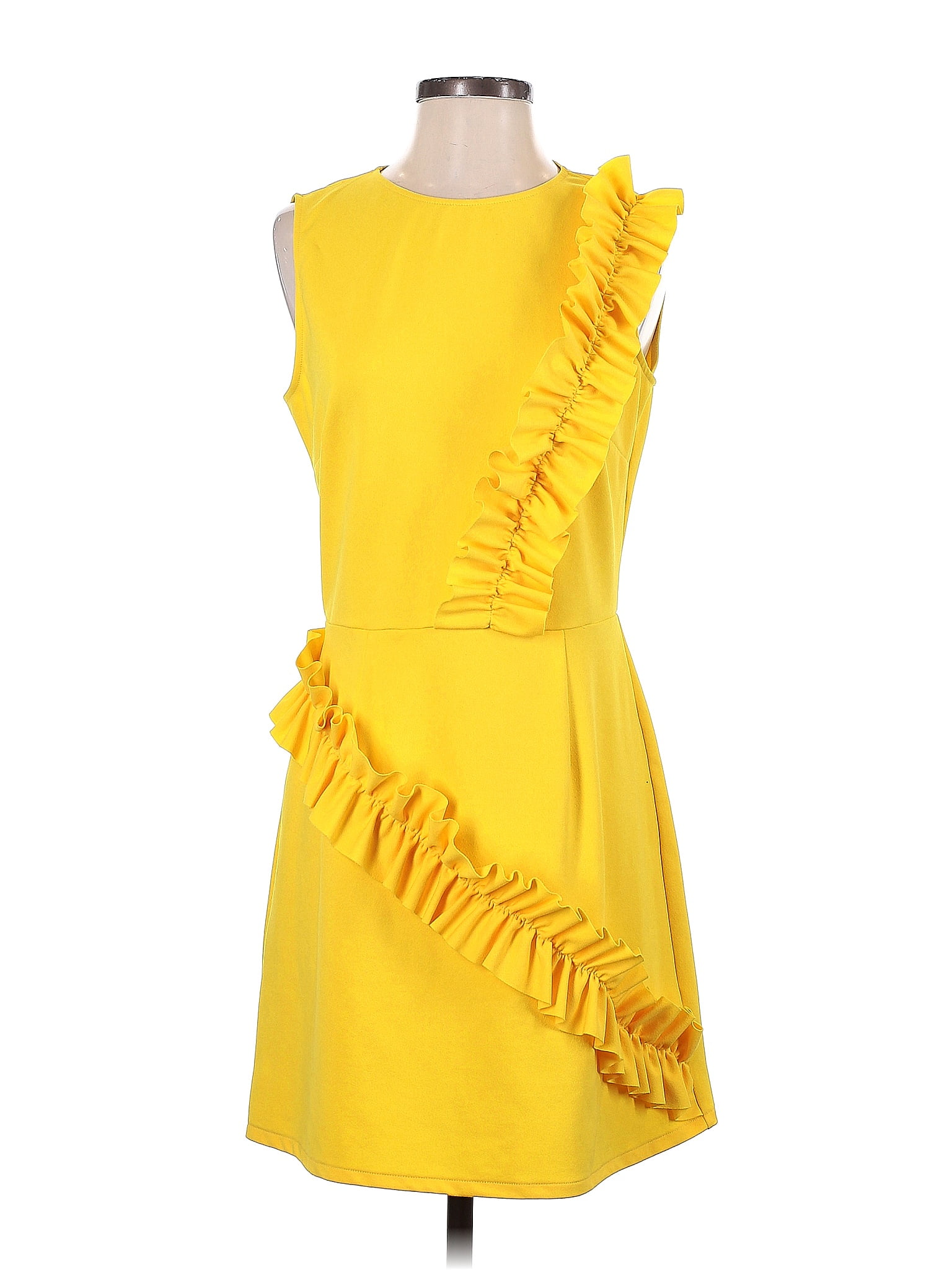 ASOS Yellow Casual Dress Size 8 - 57% off | ThredUp