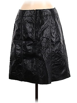City DKNY Leather Skirt (view 2)