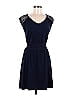 Gap Outlet Solid Blue Casual Dress Size M - photo 1