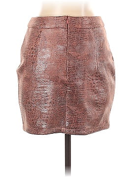 About Us Faux Leather Skirt (view 2)