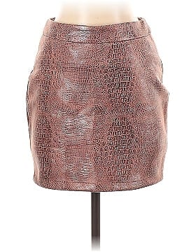 About Us Faux Leather Skirt (view 1)