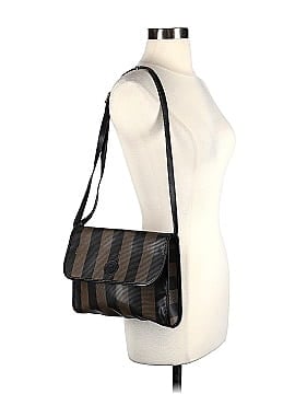 Fendi Vintage Pequin Shoulder Bag (view 2)