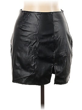 Windsor Faux Leather Skirt (view 1)