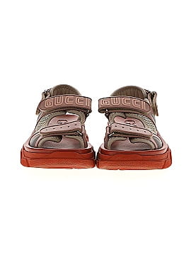 Gucci Two Tone Leather and Mesh Aguru Sandals (view 2)