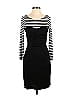 BCBGMAXAZRIA Stripes Black Casual Dress Size 4 - photo 1