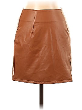 Rewash Faux Leather Skirt (view 1)