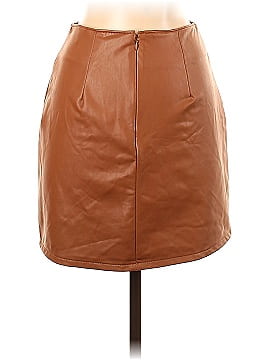 Rewash Faux Leather Skirt (view 2)