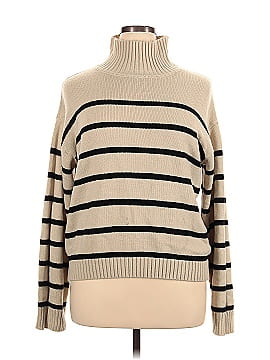 Olivia Grey Turtleneck Sweater (view 1)