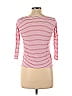 Ann Taylor LOFT Pink Burgundy 3/4 Sleeve T-Shirt Size S (Petite) - photo 2