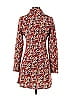 Levi's 100% Polyester Floral Motif Burgundy Casual Dress Size S - photo 2