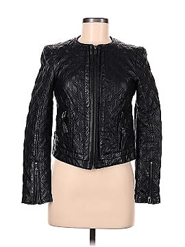 Zara Basic Faux Leather Jacket (view 1)