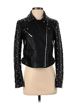 Zara Basic Faux Leather Jacket (view 1)