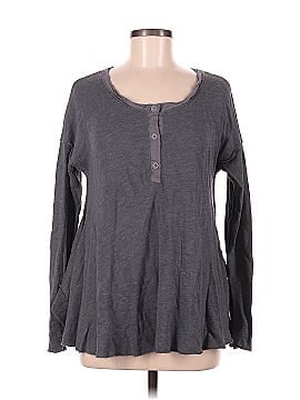 Truly Madly Deeply Long Sleeve Henley (view 1)