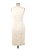 Banana Republic Solid Ivory Casual Dress Size 8 - photo 2