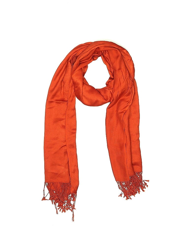 Pre-owned Unbranded Scarf In Orange