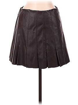 Endless Rose Faux Leather Skirt (view 1)