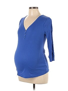 Old Navy - Maternity 3/4 Sleeve Henley (view 1)
