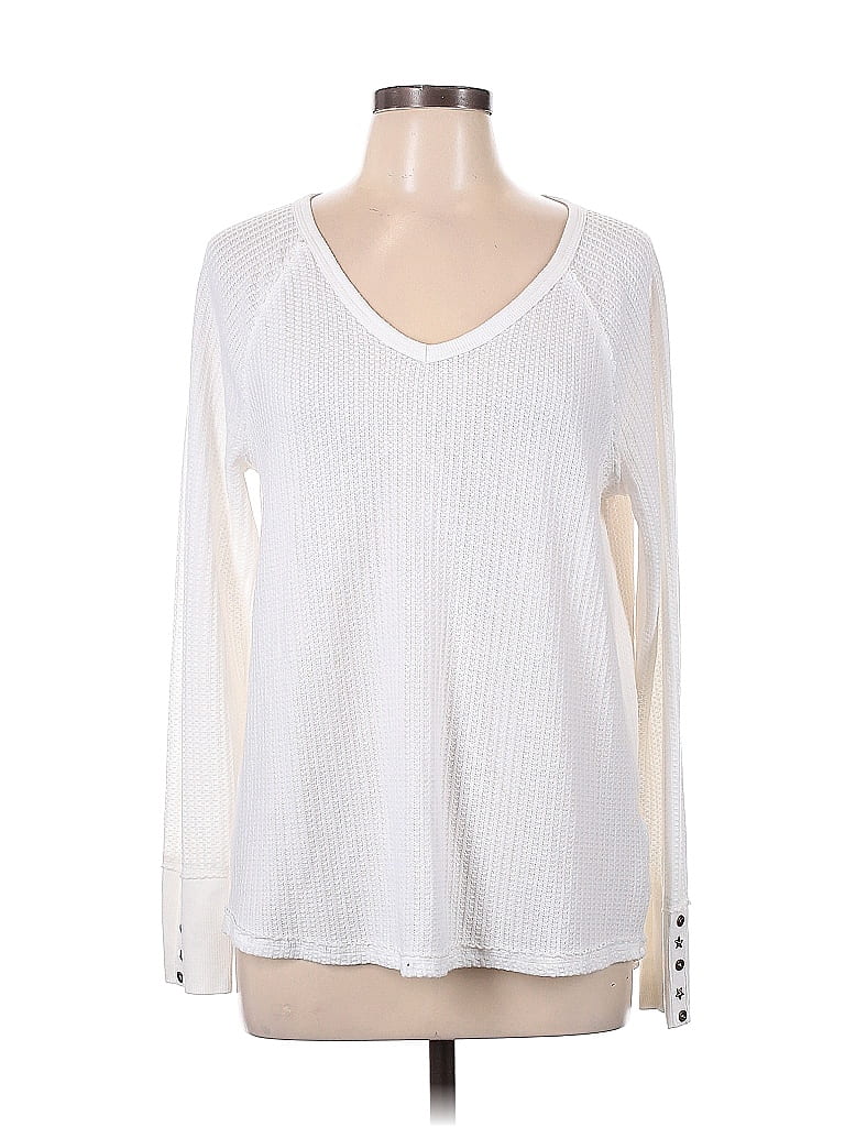 Dylan White Thermal Top Size L - photo 1