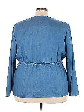 Ashley Stewart Long Sleeve Blouse (view 2)