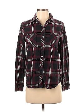 LA Hearts Long Sleeve Button-Down Shirt (view 1)