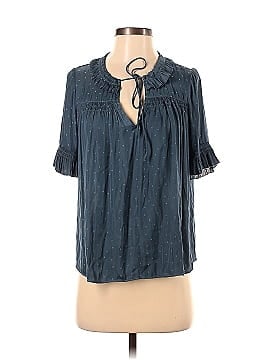 Skies Are Blue Short Sleeve Blouse (view 1)