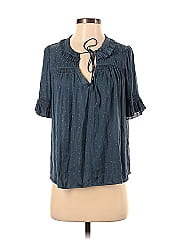 Skies Are Blue Short Sleeve Blouse
