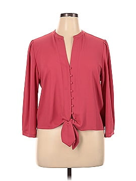 1.State 3/4 Sleeve Blouse (view 1)