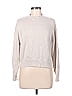 Daily Ritual 100% Cotton Silver Pullover Sweater Size M - photo 1