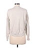 Daily Ritual 100% Cotton Silver Pullover Sweater Size M - photo 2